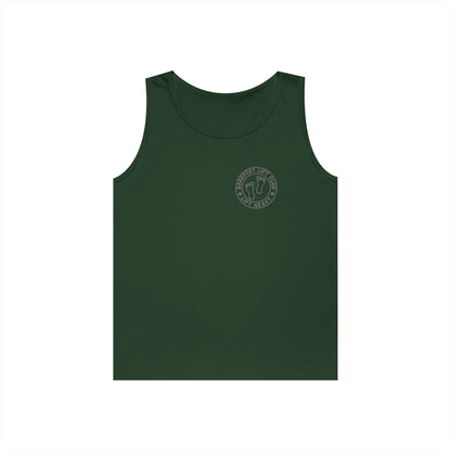 Barefoot Lift Club // Bigfoot Founding Member // Double Sided Unisex Heavy Cotton Tank Top