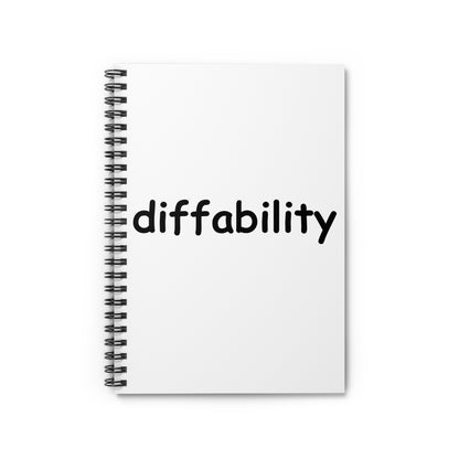 diffability // Spiral Notebook - Ruled Line