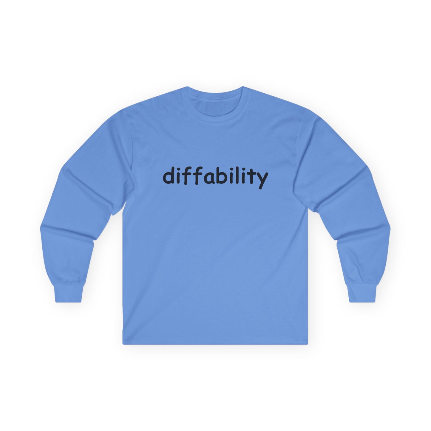 Diffability // Unisex Ultra Cotton Long Sleeve Tee