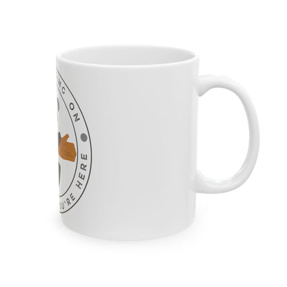 Keep Hanging On Panda // Ceramic Mug, (11oz, 15oz)