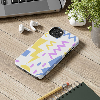 Zig Zag and Shapes // iPhone Case