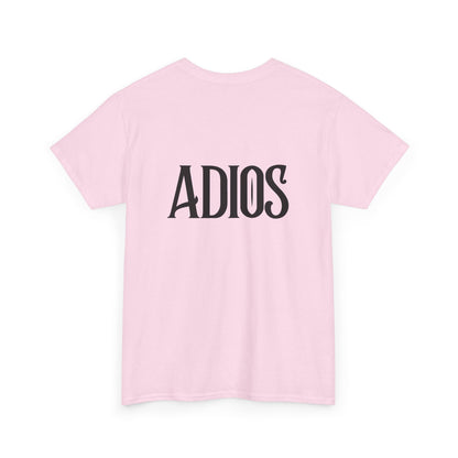 Howdy & Adios  // Unisex Heavy Cotton Tee - Casual Statement Shirt