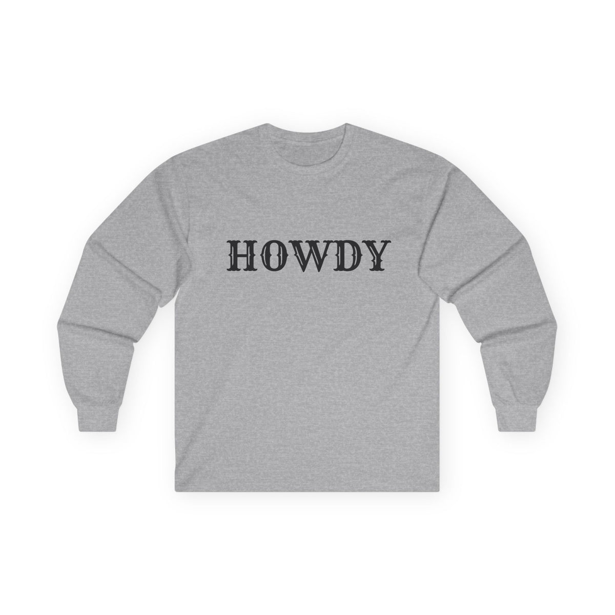 Howdy & Adios // Unisex Long Sleeve Tee | Casual Cotton Top for Friends & Farewells
