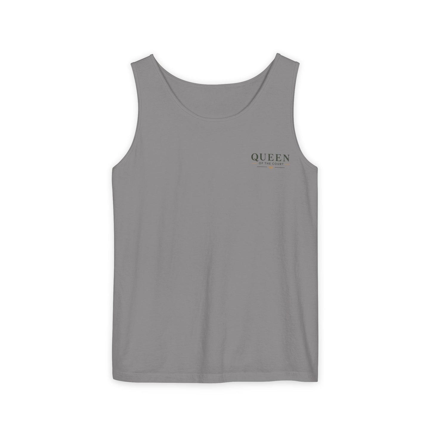 Pickleball - Queen of the Court - Vintage Playing Card - Tank Top — Graphic Tank