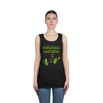Pickleball Partners 1 // Unisex Heavy Cotton Tank Top