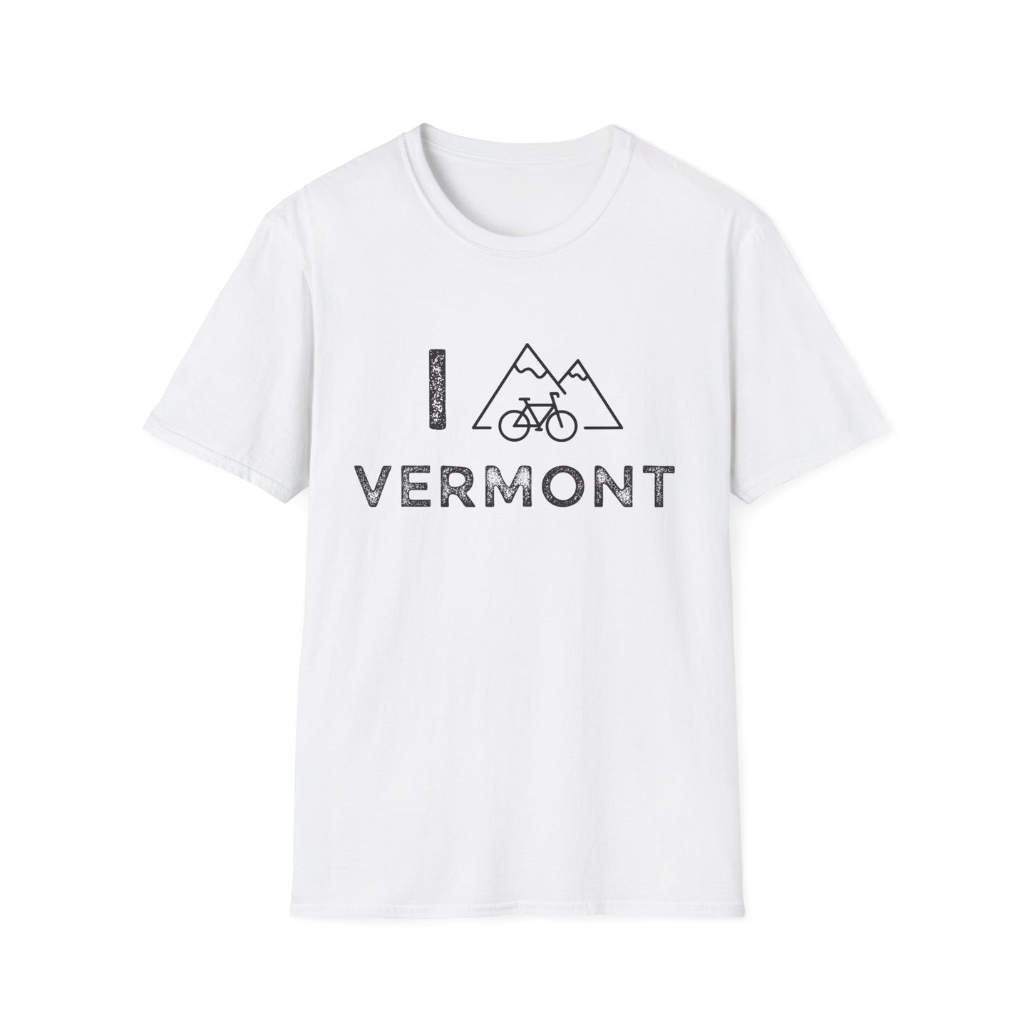 I (Mountain) Bike Vermont // Unisex Softstyle T-Shirt