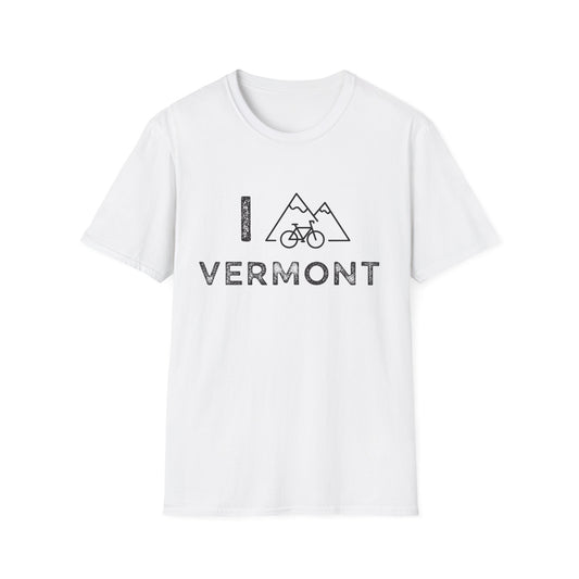 I (Mountain) Bike Vermont // Unisex Softstyle T-Shirt