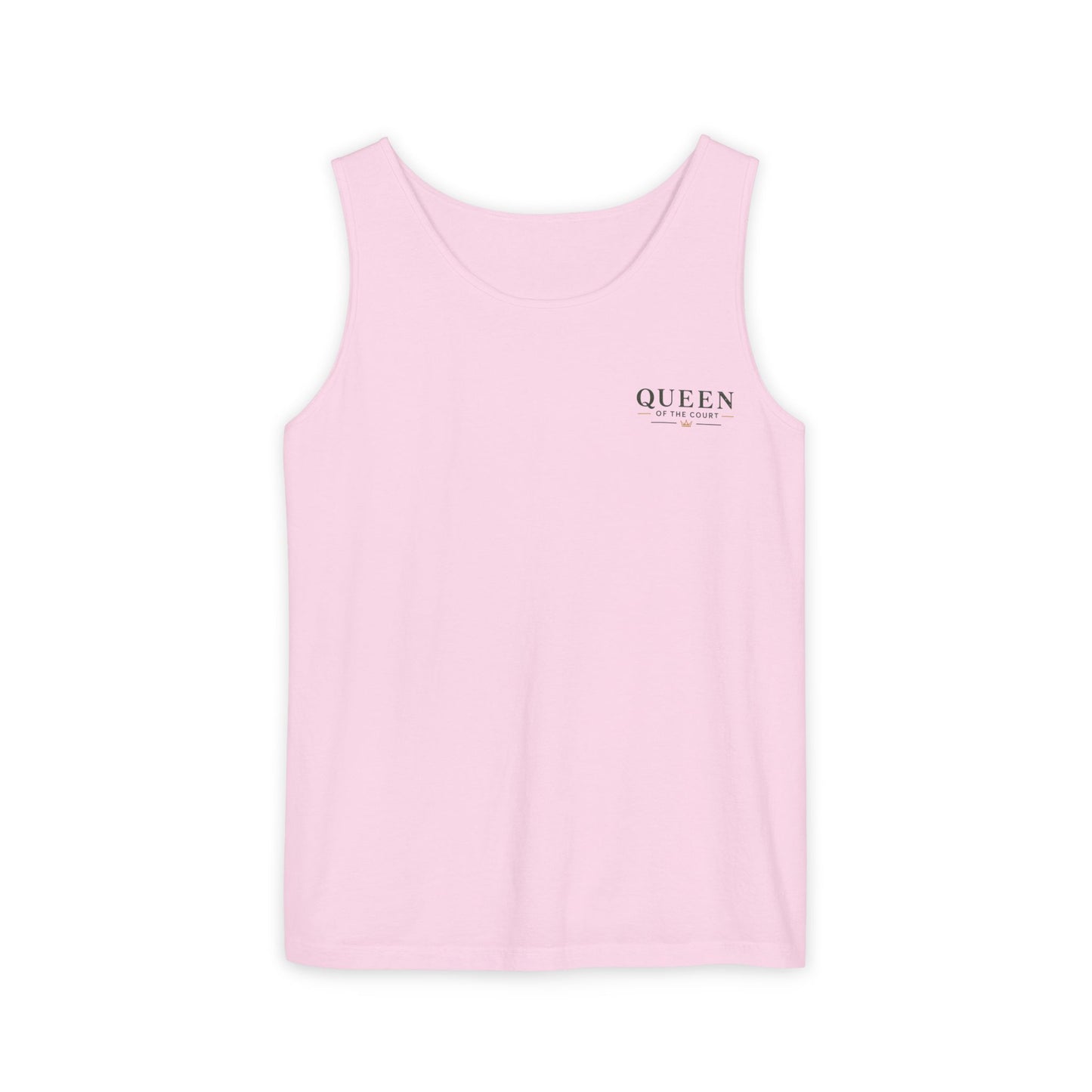 Tennis- Queen of the Court - Vintage Playing Card - Tank Top — Graphic Tank